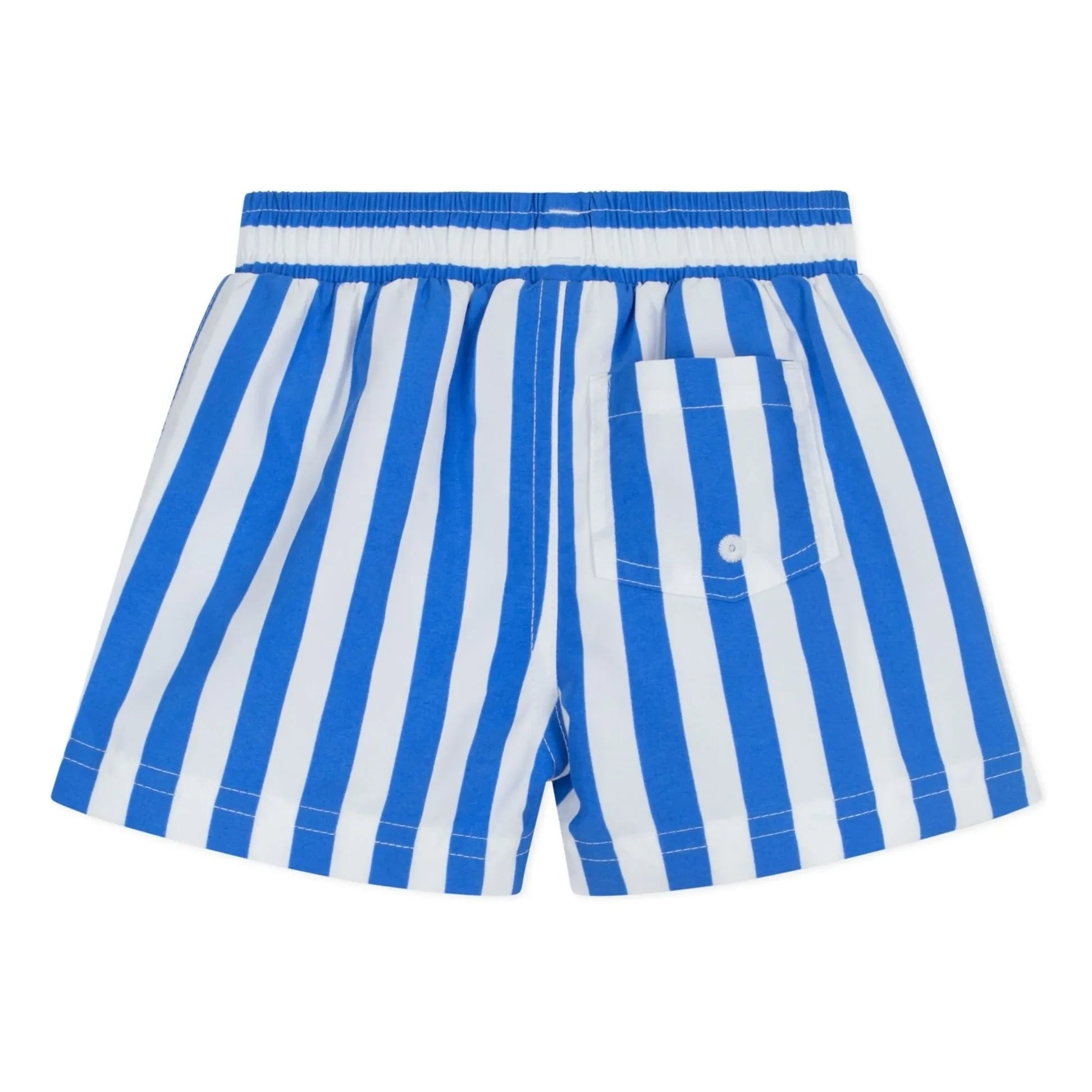 Petit Bateau - Bebek Çizgili Geri Dönüştürülmüş Elyaf Mayo Şortu | Mavi