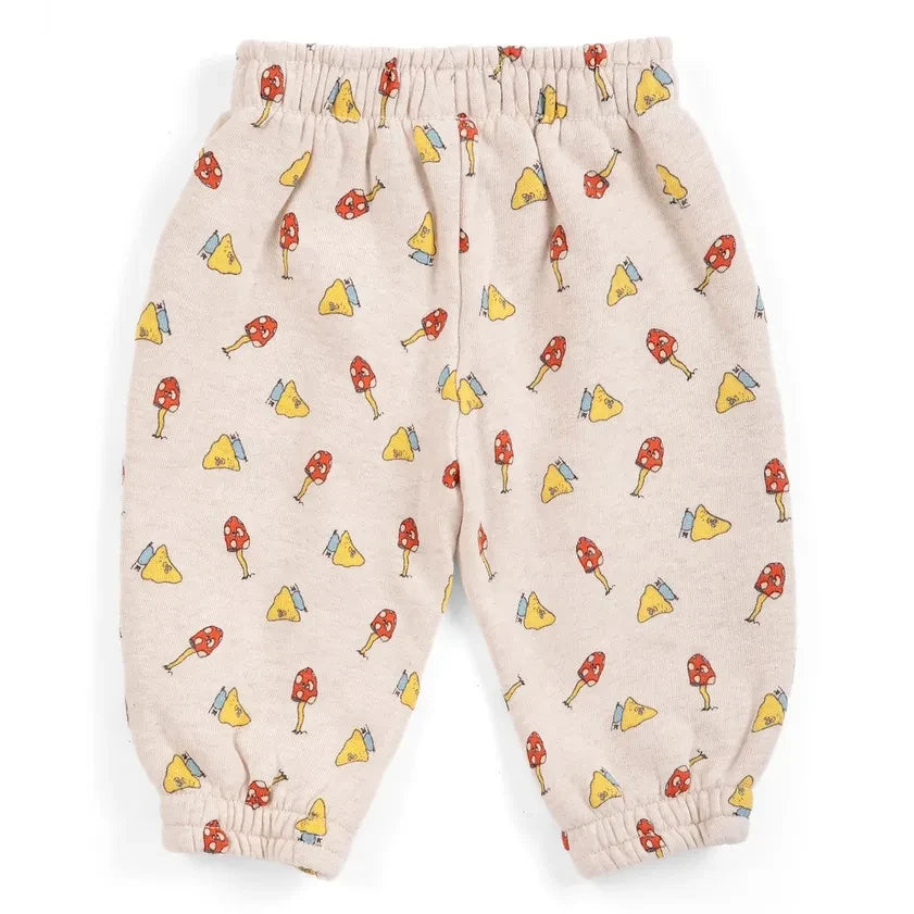 Bobo Choses - Organik Pamuklu Bebek Mantar Jogger | Ekru