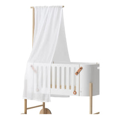 Oliver Furniture - Ahşap Cododo Karyola İçin Baldaken | Beyaz
