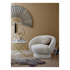 Bloomingville - Ted Lounge Sandalye | Beyaz