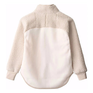 Molo - Ulani Combi Fleece Fermuarlı Sweatshirt Geri Dönüştürülmüş Lifler | Krem
