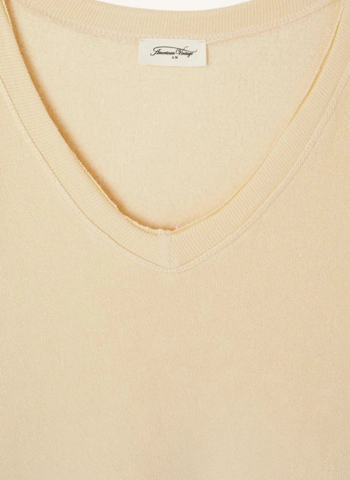 American Vintage - Nishtown Pamuk Sweatshirt | Krem