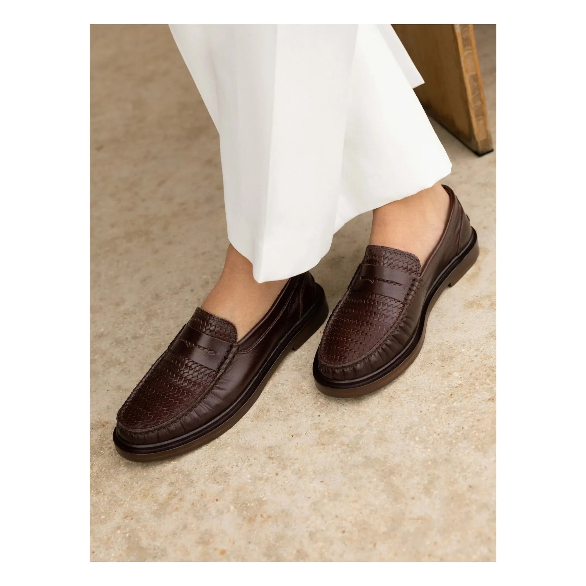 Bobbies - Jessie Deri Loafer | Kahve