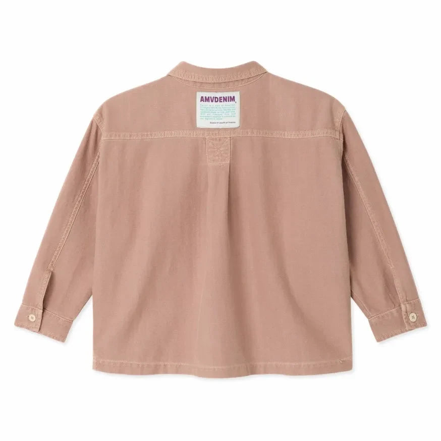 American Vintage - Lofway Denim Gömlek | Marled pembe