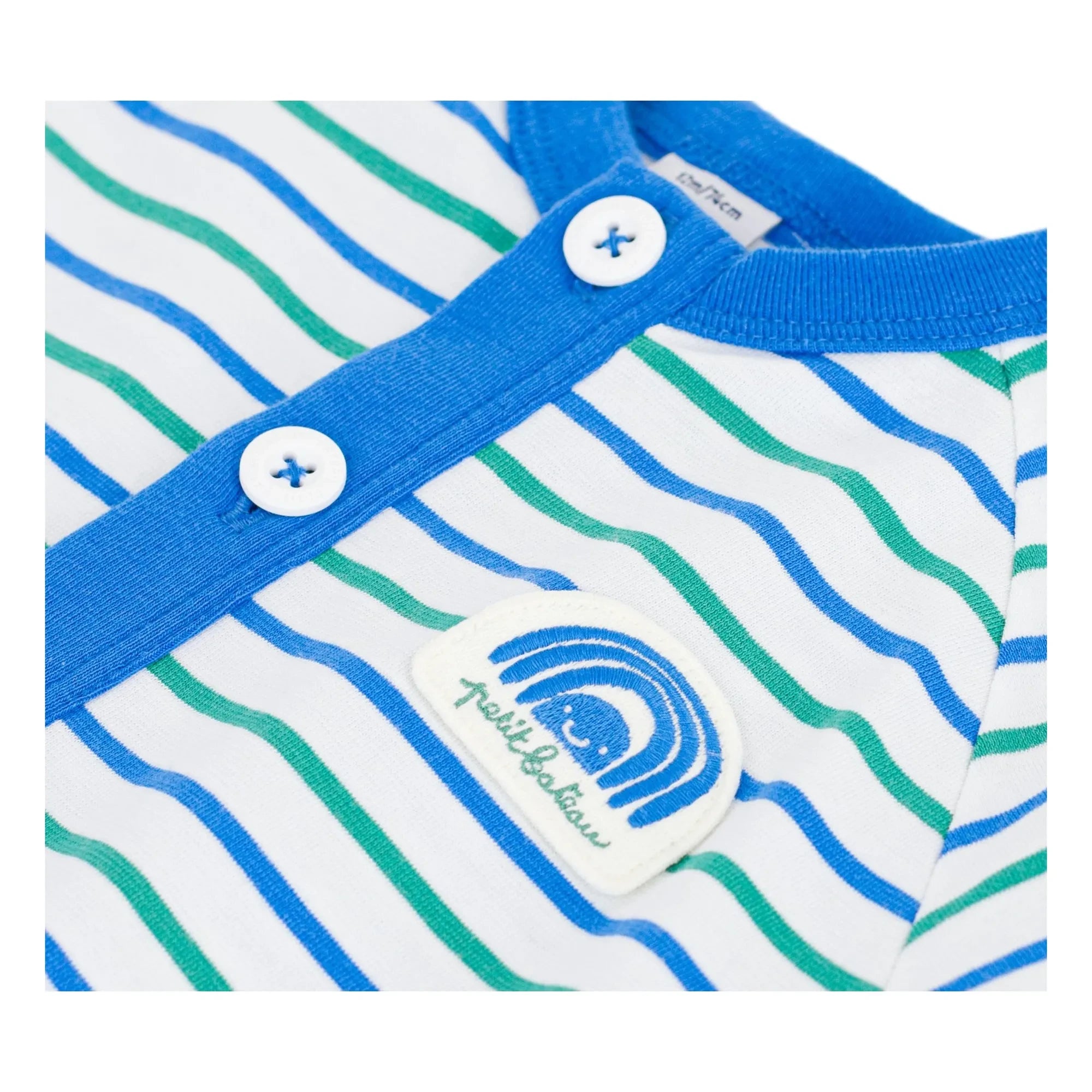 Petit Bateau - Çizgili Tulum | Mavi