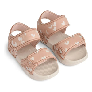 Liewood - Blumer Cœurs Sandaletler | Pembe