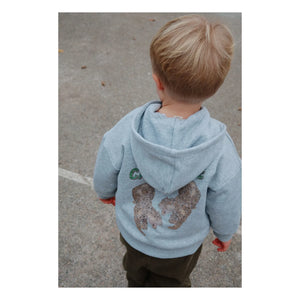 Konges Sløjd - Lou Tigres organik pamuklu sweatshirt | Heather grey