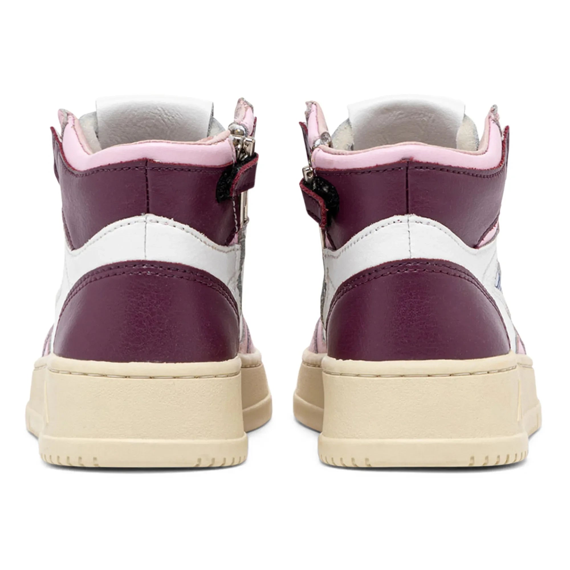 Autry - İki Renkli Çocuk Medalist Orta Bilek Deri Sneaker | Pembe