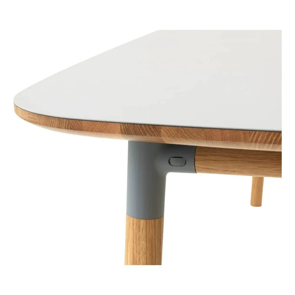 Normann Copenhagen - Form Dikdörtgen Masa 95x200 cm | Gri
