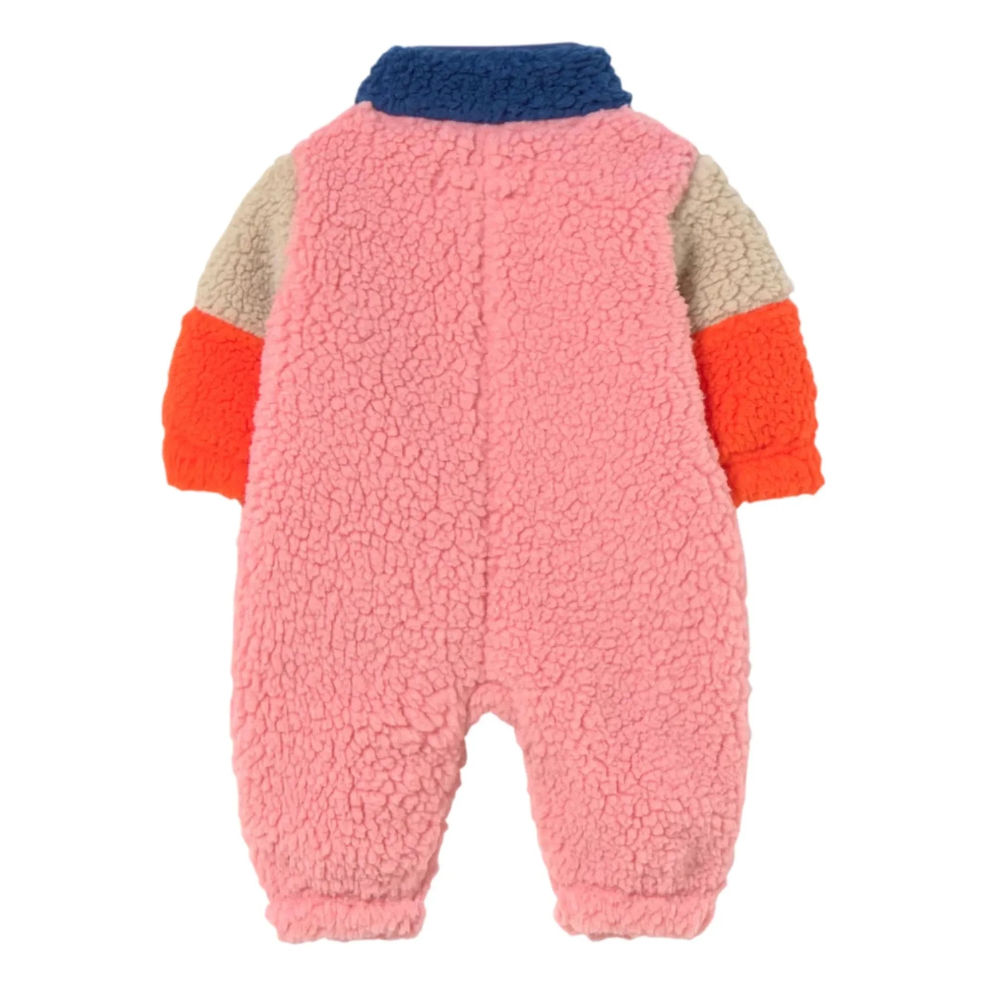 Tinycottons - Renk bloklu Sherpa tarzı pilot | Lacivert