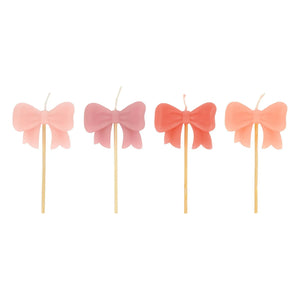 Meri Meri - Doğum Günü Mumları Düğümler - 4'lü Set | Pembe
