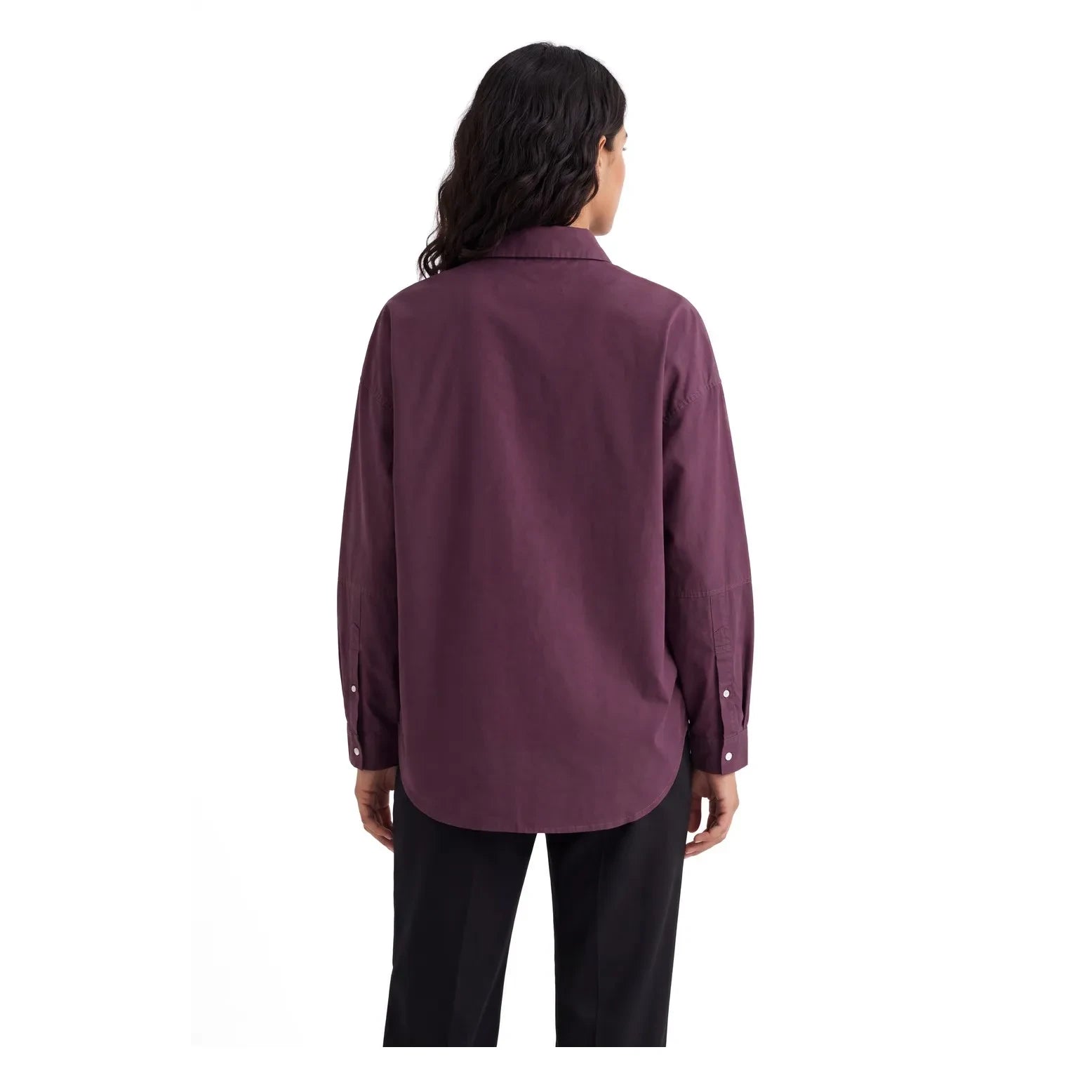Hod - Ketty Poplin Gömlek | Bordo