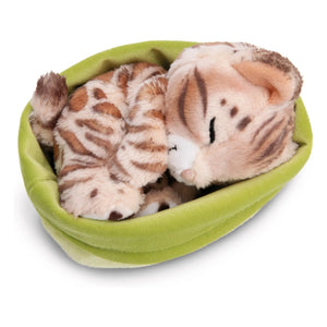 Nici - Bengal kedi peluş - Sleeping Pets | Açık kahverengi