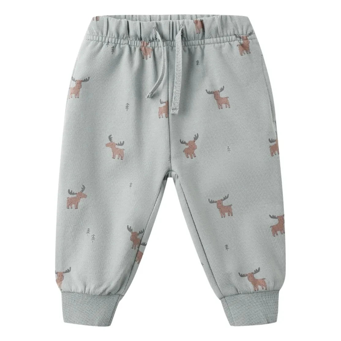 Quincy Mae - Elans organik pamuk jogger pantolon | Gri mavi