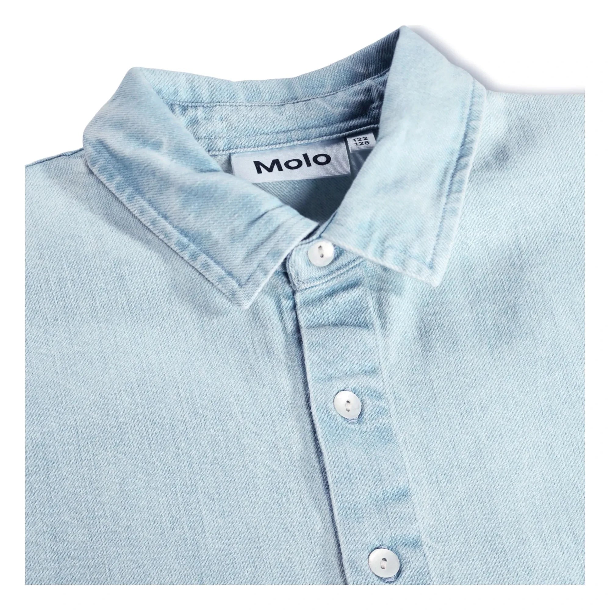 Molo - Denim Richie organik pamuk gömlek | Kot mavisi