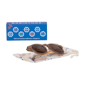 Babiators Original Keyhole Sunglasses - Cocoa Cloud-Sunglasses-Cocoa Cloud-0-2y | Natural Baby Shower