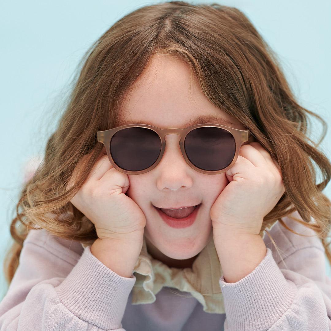 Babiators Original Keyhole Sunglasses - Cocoa Cloud-Sunglasses-Cocoa Cloud-0-2y | Natural Baby Shower