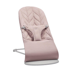 BabyBjörn Bliss Woven Petal Quilt Baby Bouncer - Dusty Pink-Baby Bouncers-Dusty Pink- | Natural Baby Shower