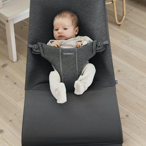 BabyBjorn Bouncer Bliss - 3D Jersey - Charcoal Grey-Baby Bouncers- | Natural Baby Shower