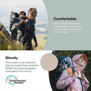 Babymoov Moov & Hike Baby Carrier & Raincover Bundle Set - Dune-Baby Carriers-Dune- | Natural Baby Shower