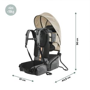 Babymoov Moov & Hike Baby Carrier & Raincover Bundle Set - Dune-Baby Carriers-Dune- | Natural Baby Shower