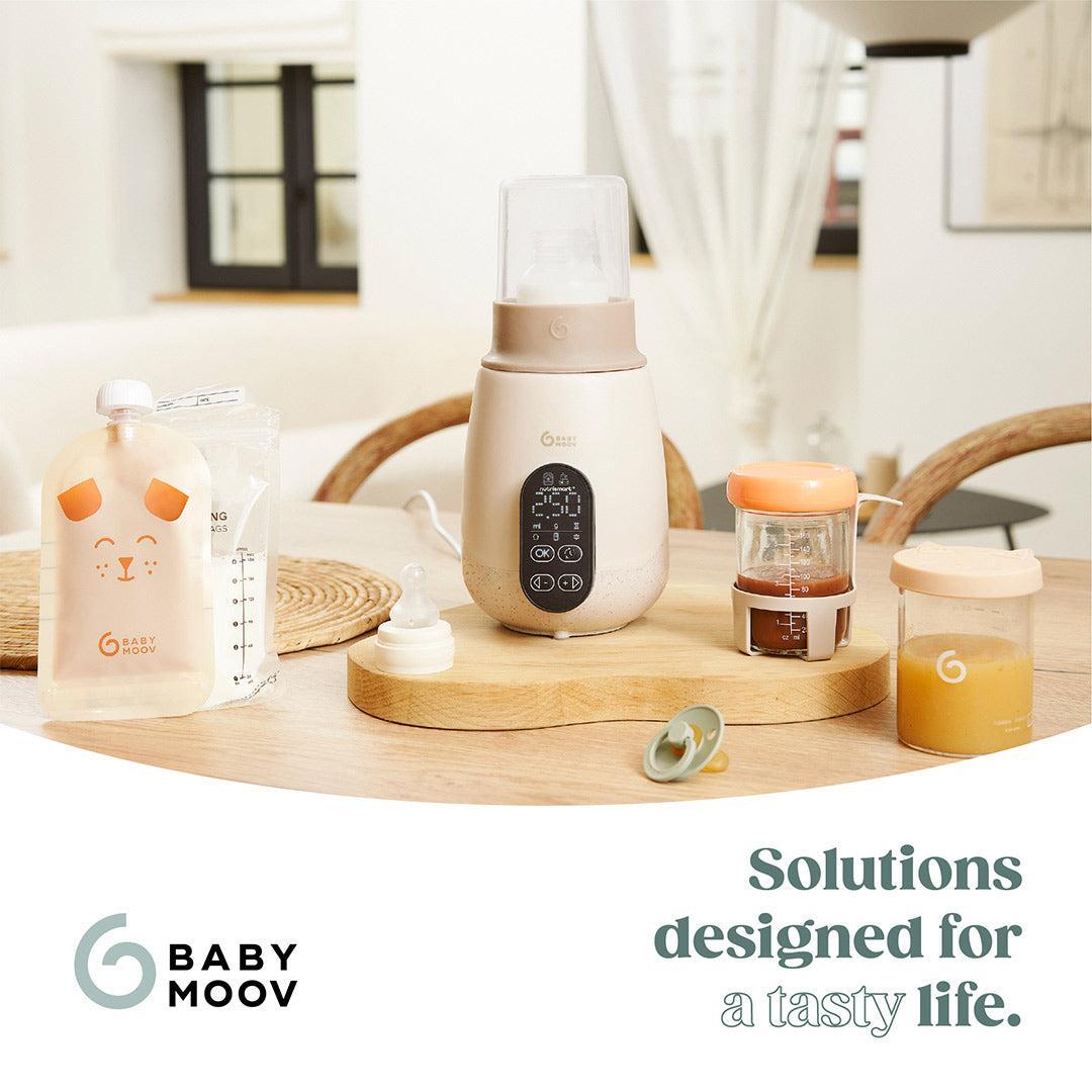 Babymoov NutriSmart+ 4 in 1 Bottle Warmer & Steriliser - with 12v Travel Adaptor - Mineral Beige-Bottle Warmers-Mineral Beige-Each | Natural Baby Shower
