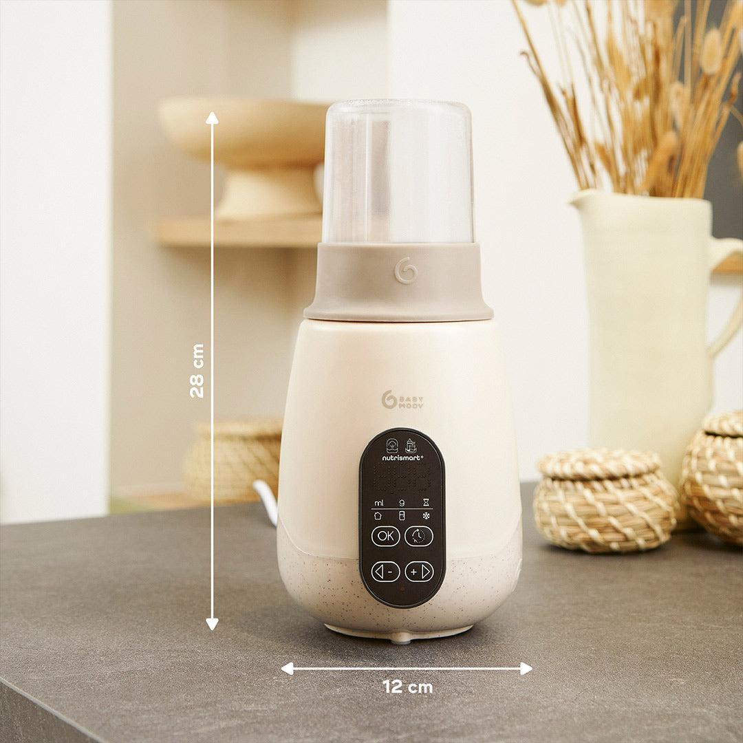 Babymoov NutriSmart+ 4 in 1 Bottle Warmer & Steriliser - with 12v Travel Adaptor - Mineral Beige-Bottle Warmers-Mineral Beige-Each | Natural Baby Shower