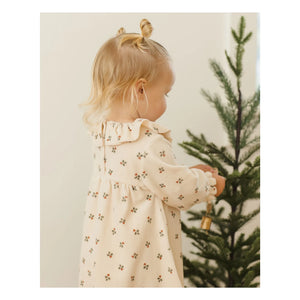 Quincy Mae - Holly Berry elbise | Ekru