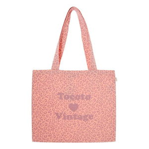 Tocoto Vintage - Leopar Tote Çanta | Mercan