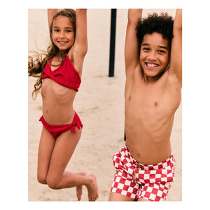 Beachlife - Fitilli Kruvaze Mayo | Kırmızı