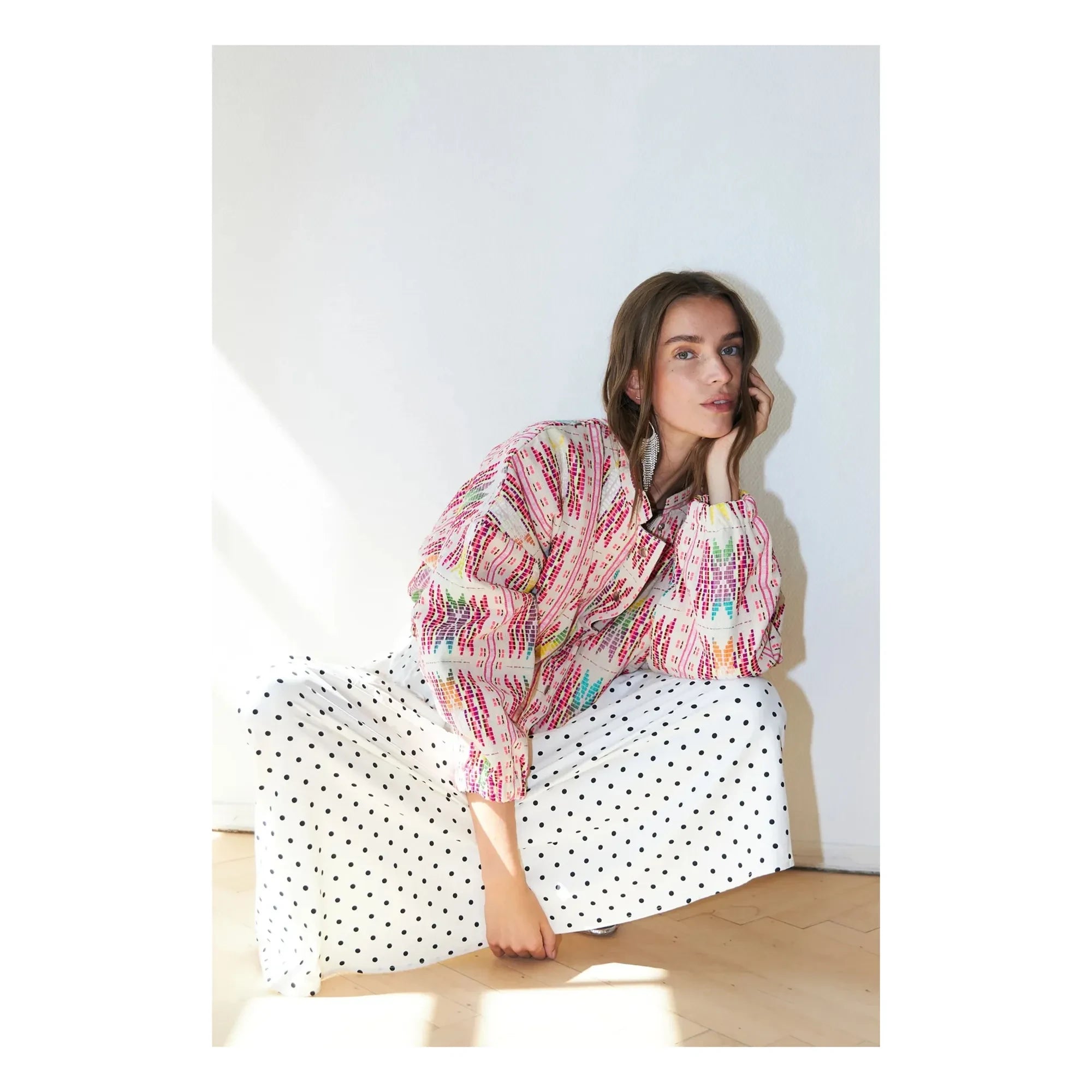 Lollys Laundry - Pembe Pamuk Lama Ceket
