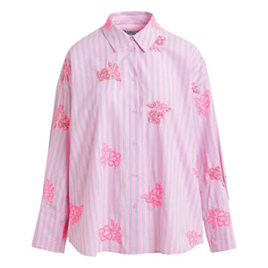 Essentiel Antwerp - Jalinki Nakışlı Gömlek | Pembe