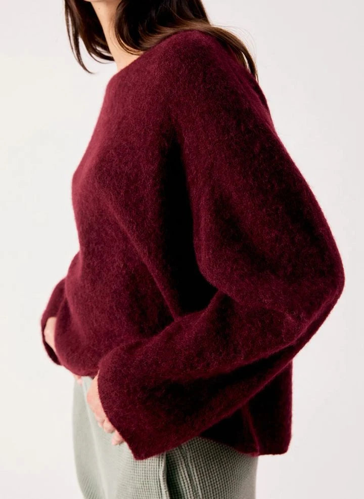 American Vintage - Vitow Alpaka Kazak | Garnet