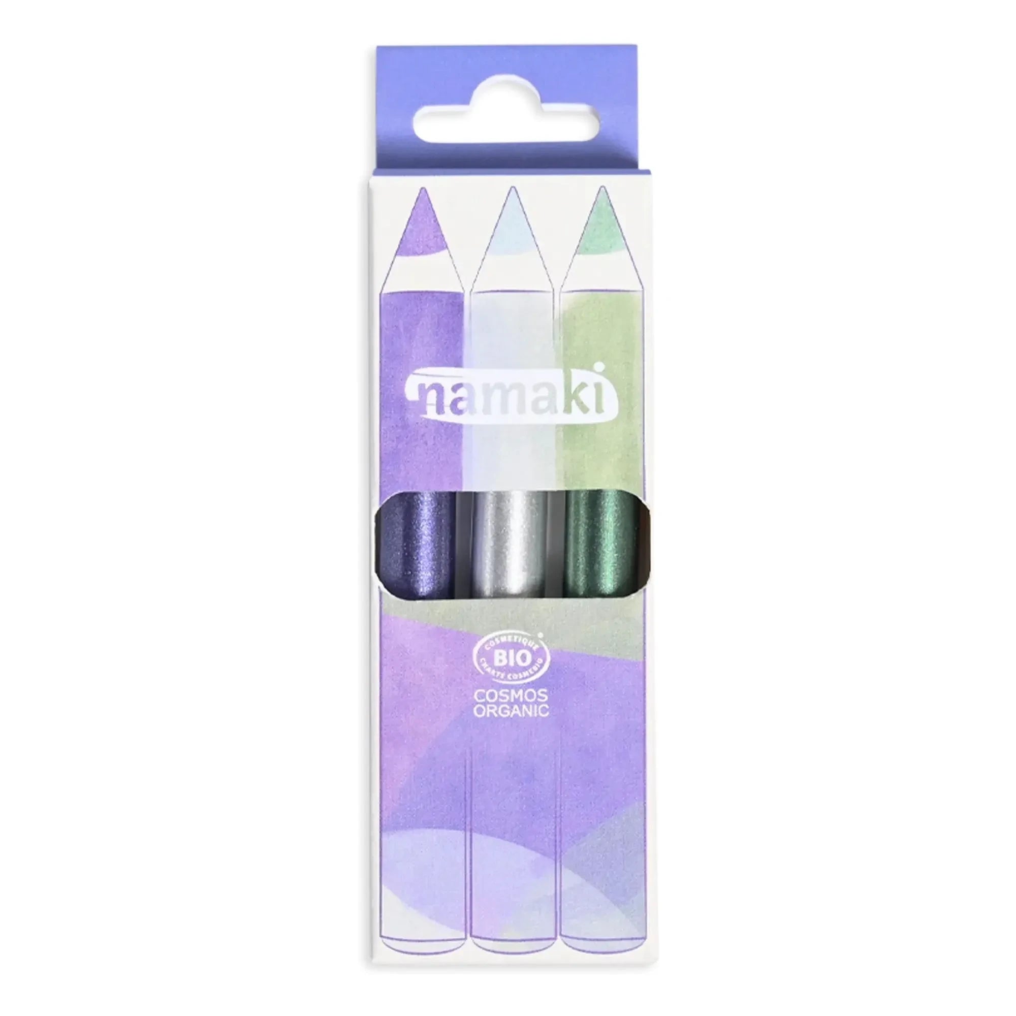 Namaki - Clair de Lune simli kalemler - 3'lü Set | Mor