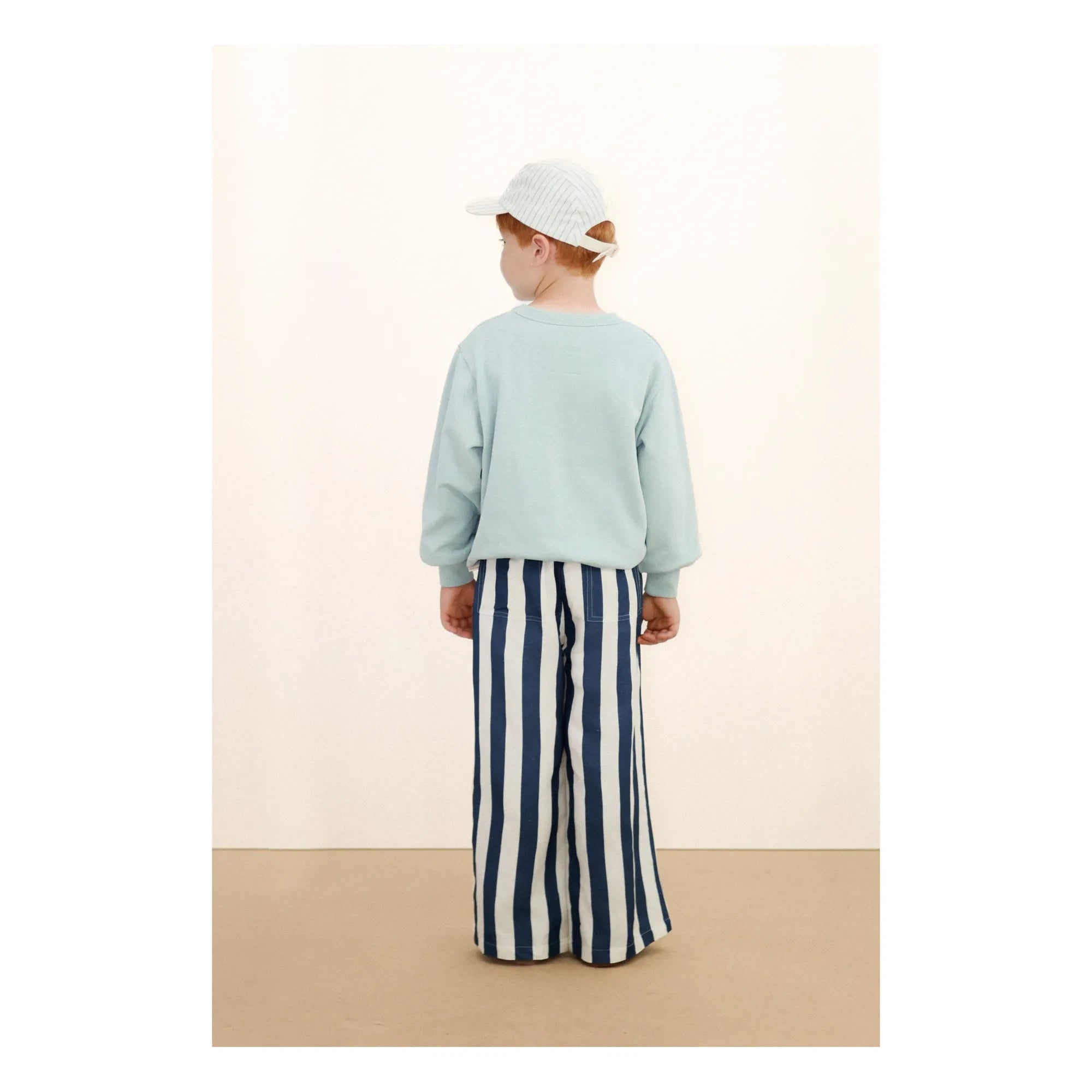 Tinycottons - Mavi Çizgili Pantolon | Mavi