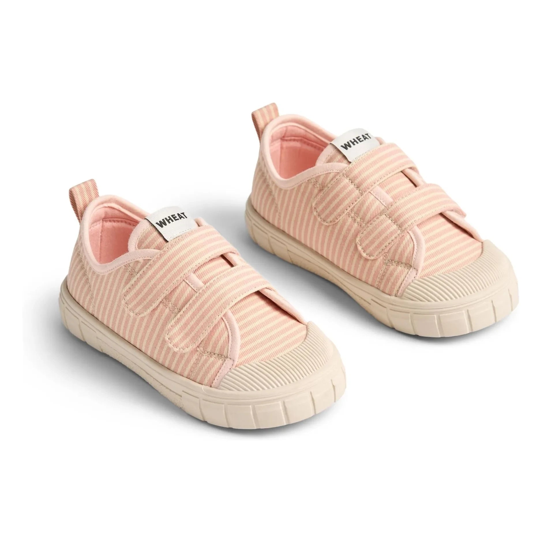 Wheat - Bobbie Çizgili Çizilme Sneakers | Pudra Pembe