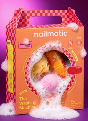 Nailmatic Kids - مجموعة هدايا غسالة الملابس | برتقالي