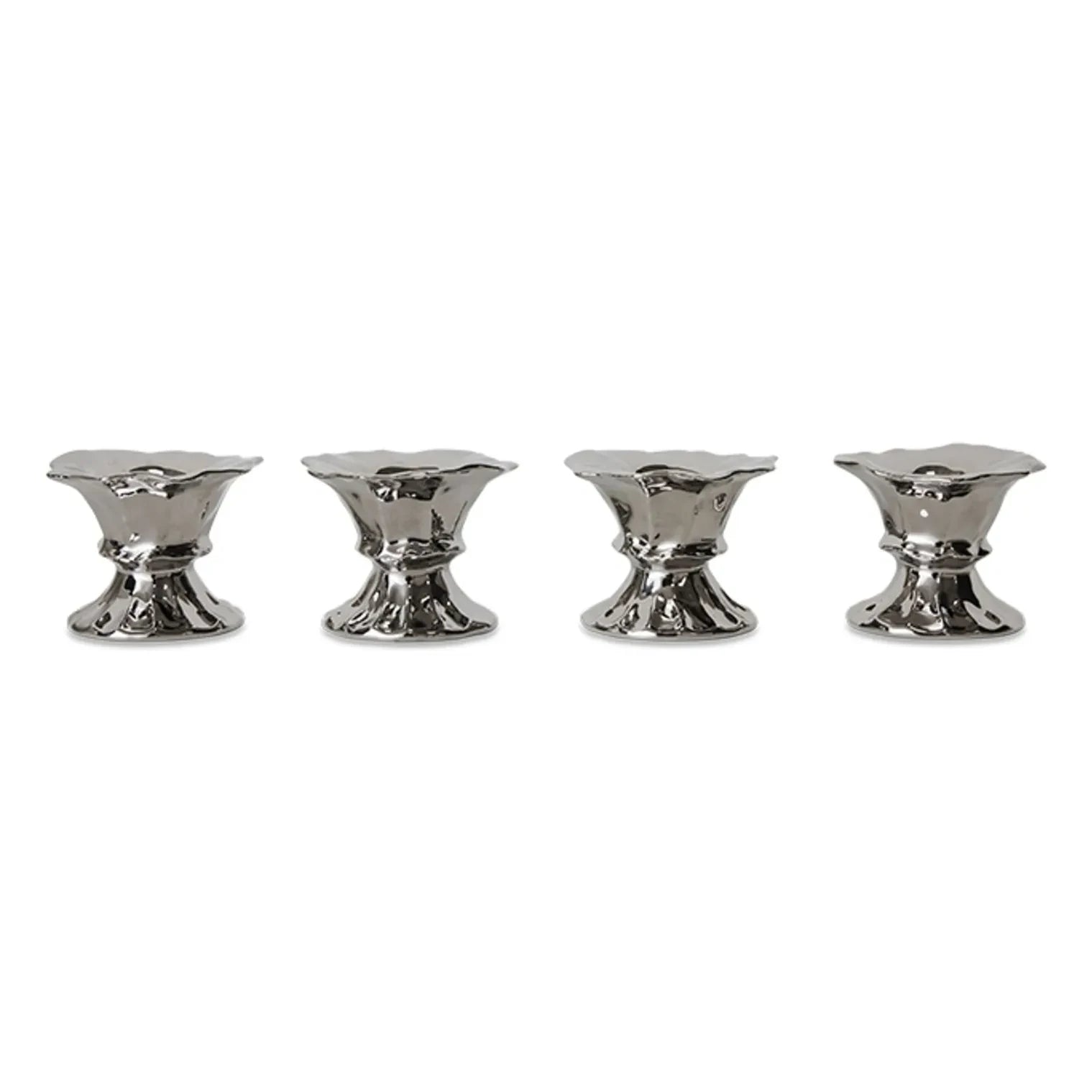 HKliving - Yeni klasik yumurtalıklar - 4’lü set | Gümüş