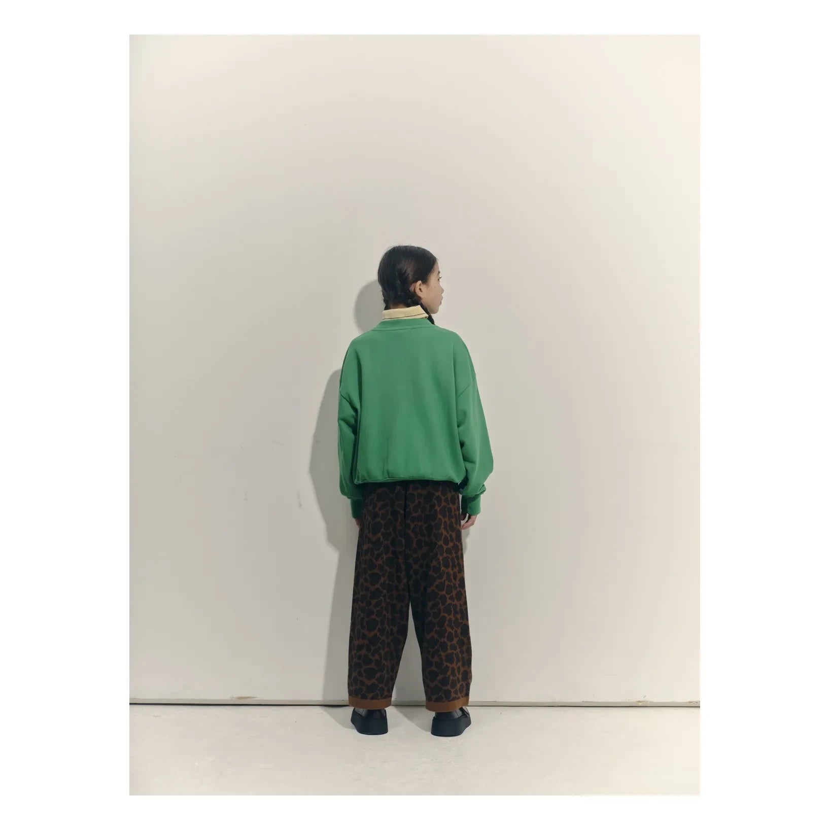 Main Story - Organik Pamuk Bubble Sweatshirt | Yeşil