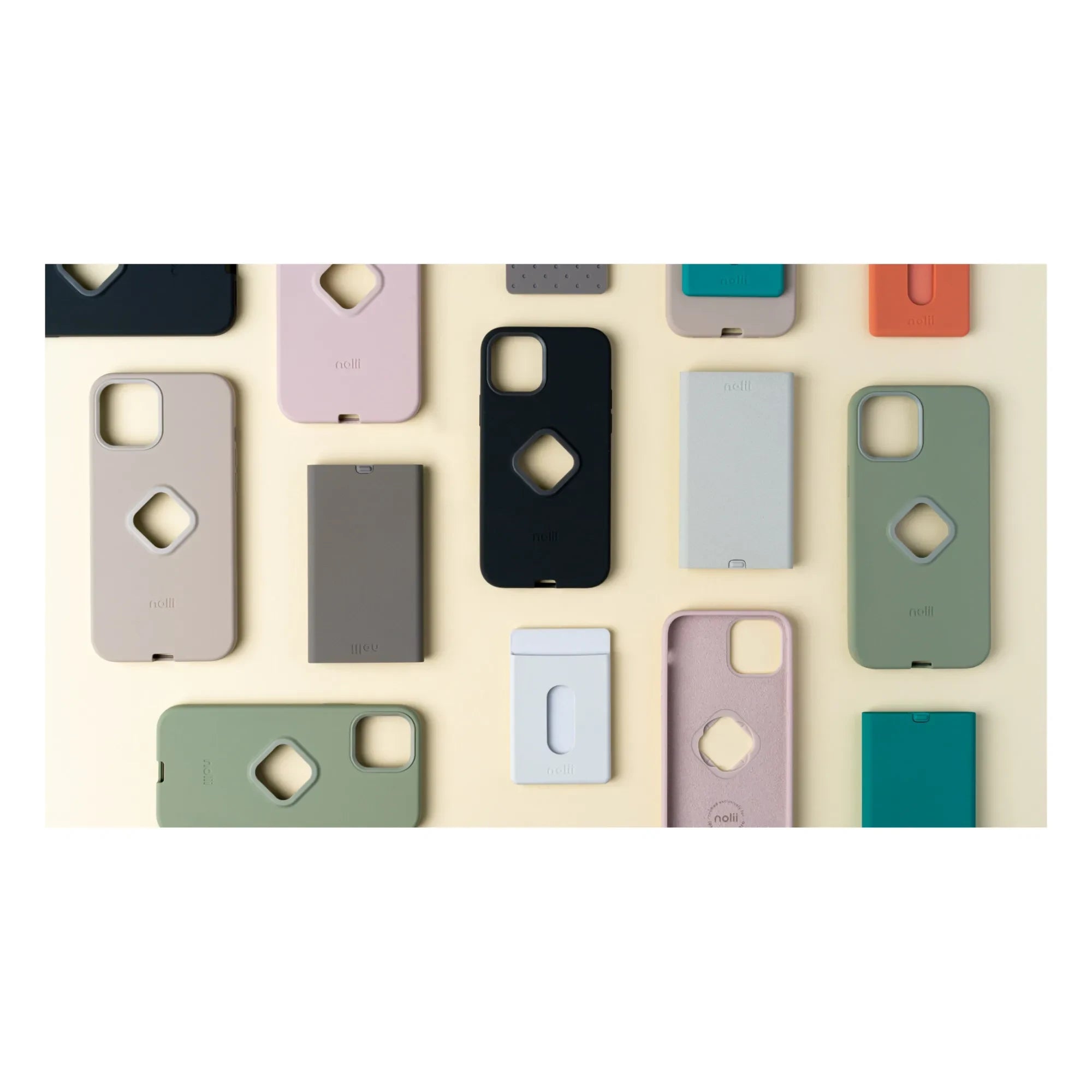 Nolii - Çift iPhone Kılıfı | Koyu Gri