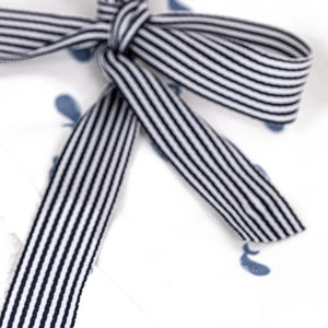 Petit Bateau - Balene Özel Pamuklu Banyo Pelerini | Beyaz
