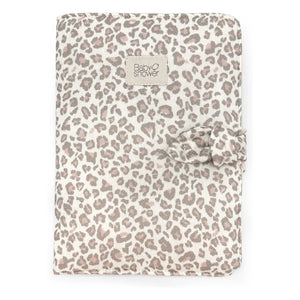 Babyshower - Yumuşak Vahşi sağlık kitap kılıfı | Leopar