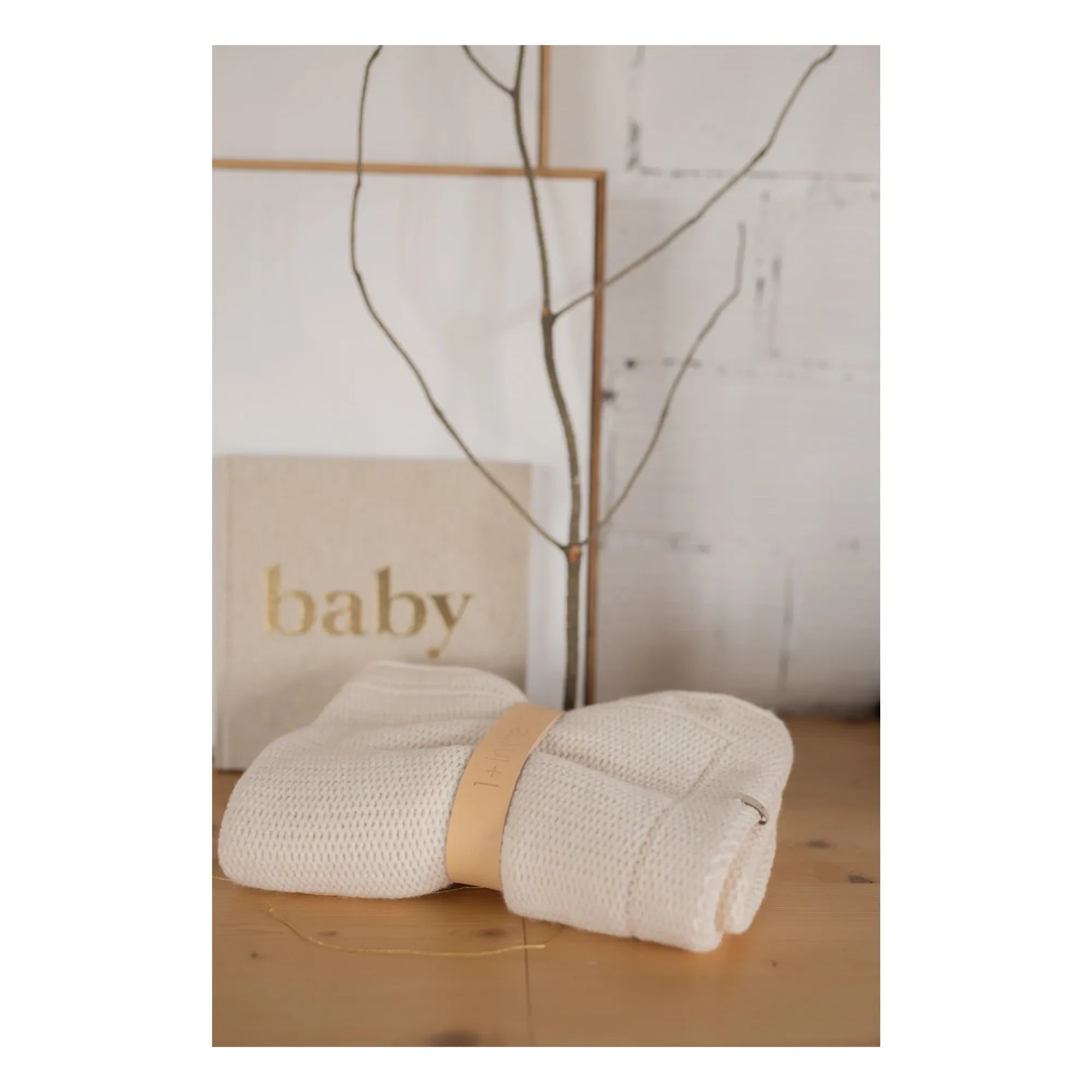 1+ in the family - Couverture Marinet Merinos Yünü | Ecru
