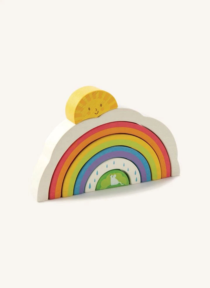 Tender Leaf Toys - قوس قزح قابل للتكديس