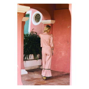 Maria de la Orden - Bristol Cotton Bluz | Şeftali