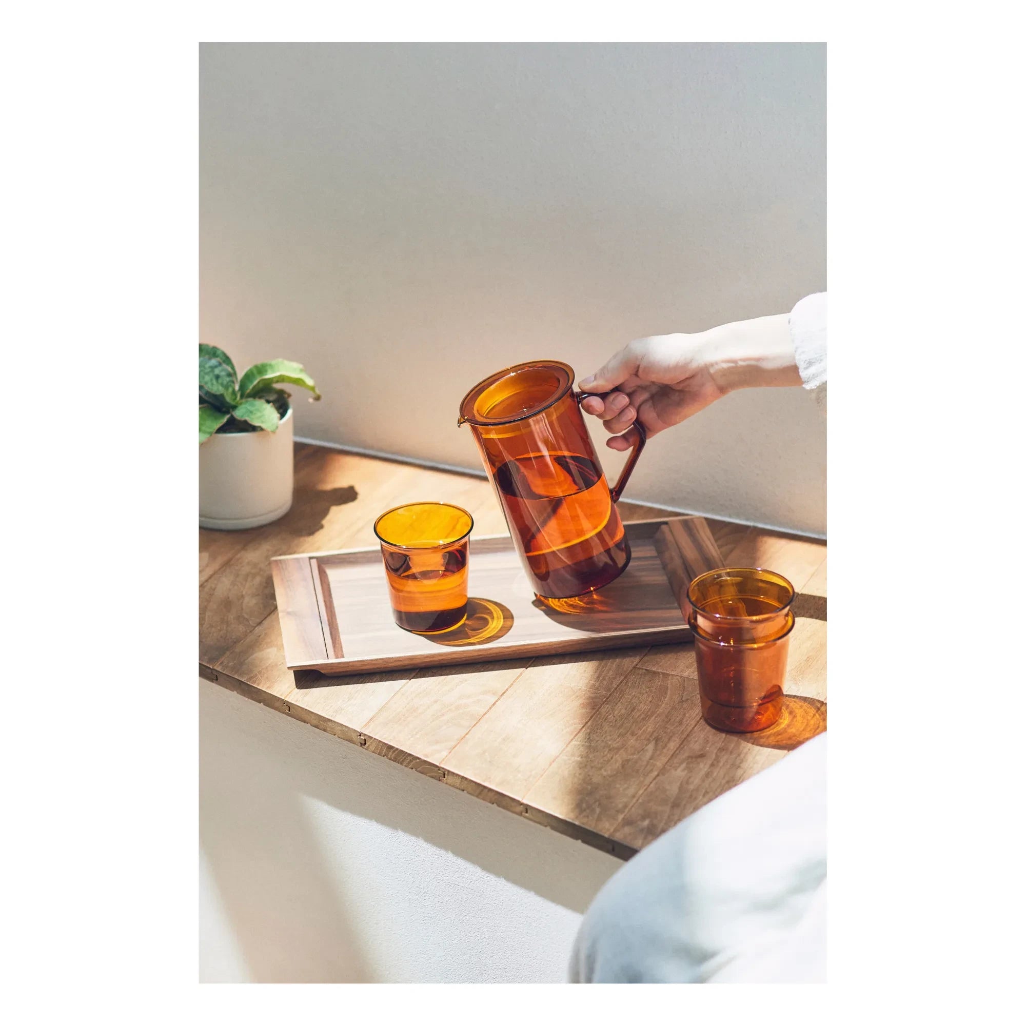 Kinto - Cast Tek Duvarlı Cam - 250 ml | Amber