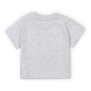 the new society - Mykonos Baby Logo T-shirt | Gri melanj