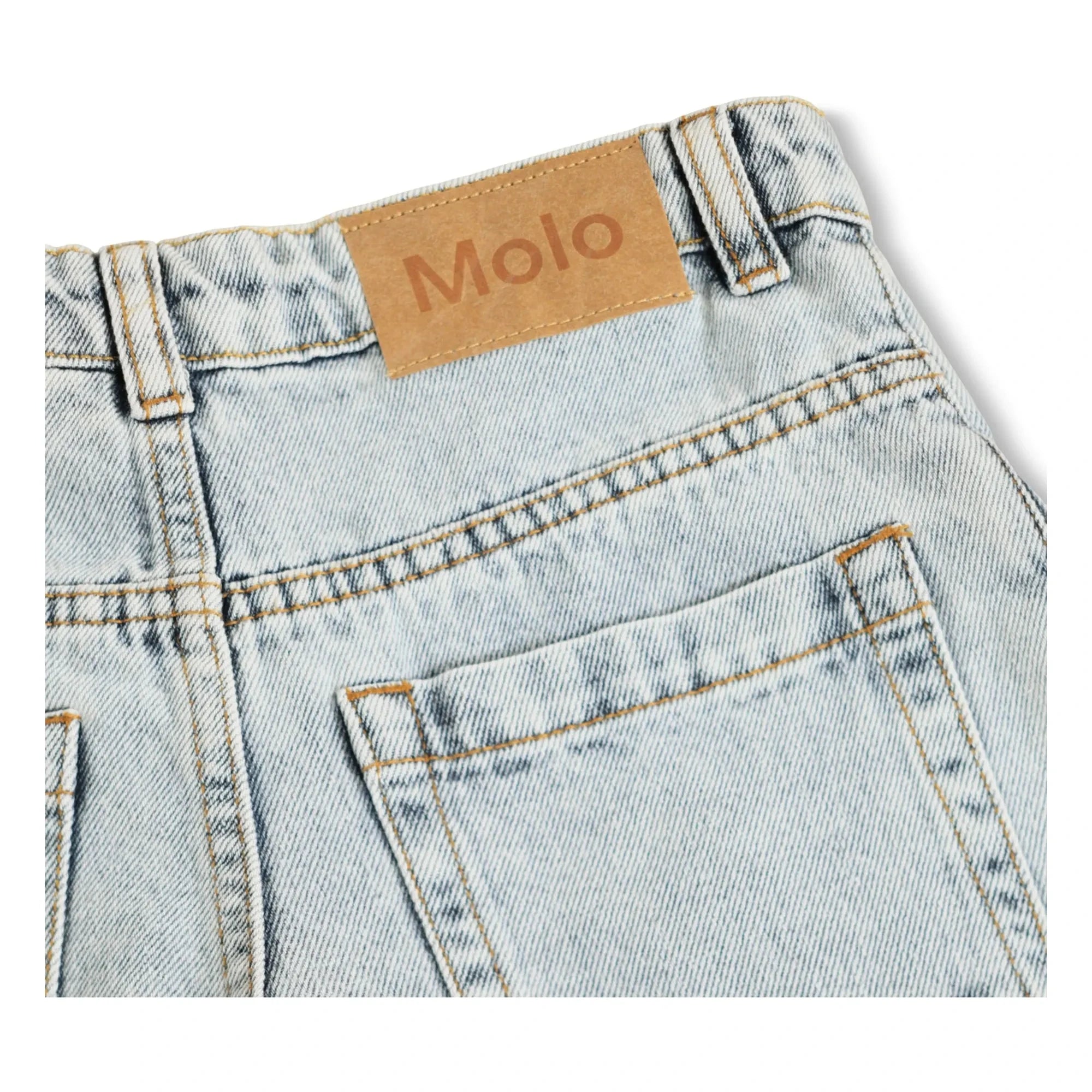 Molo - Denim Bermuda Art Organik Pamuk | Açık Mavi