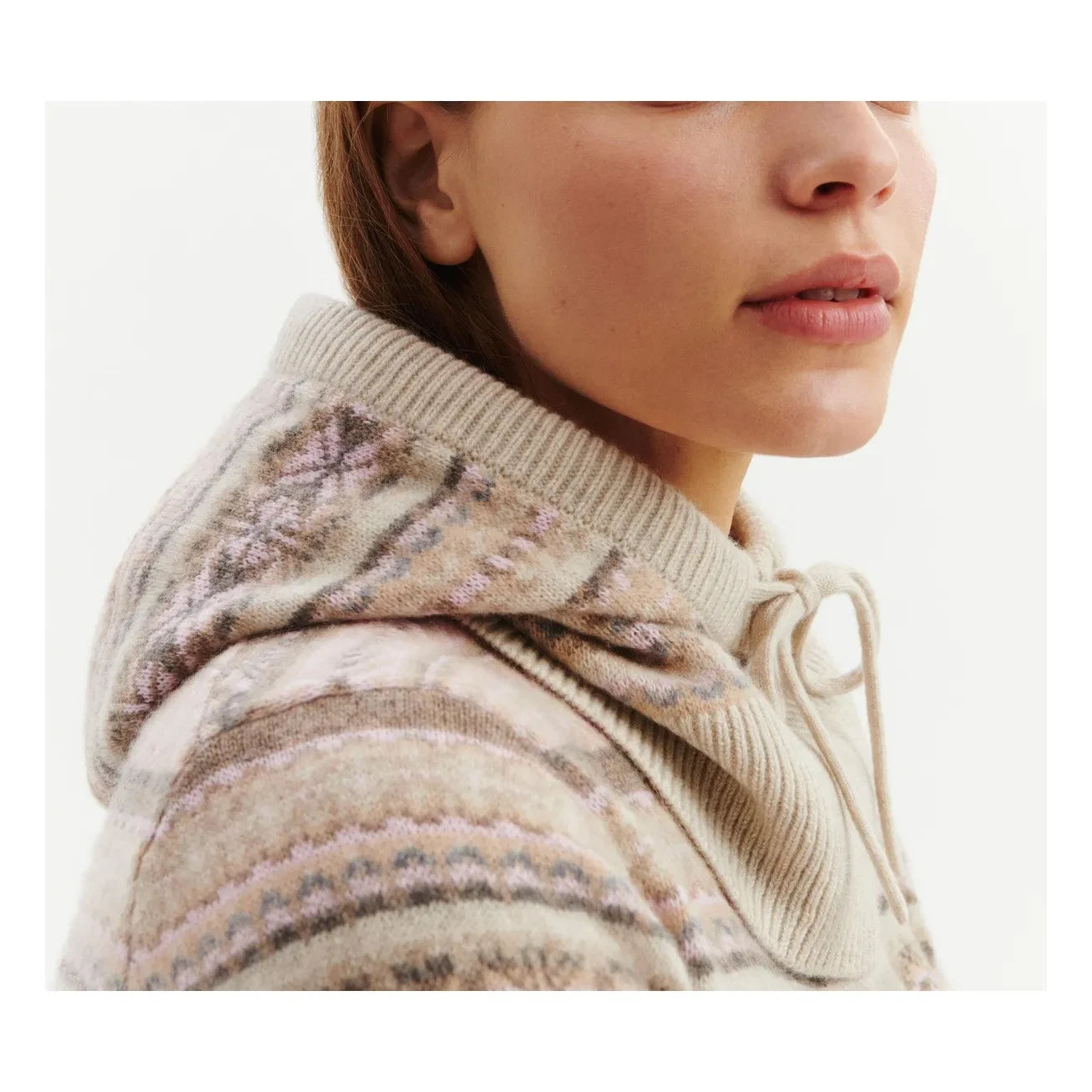 Bompard - Fair Isle Kaşmir Kapüşonlu Üst