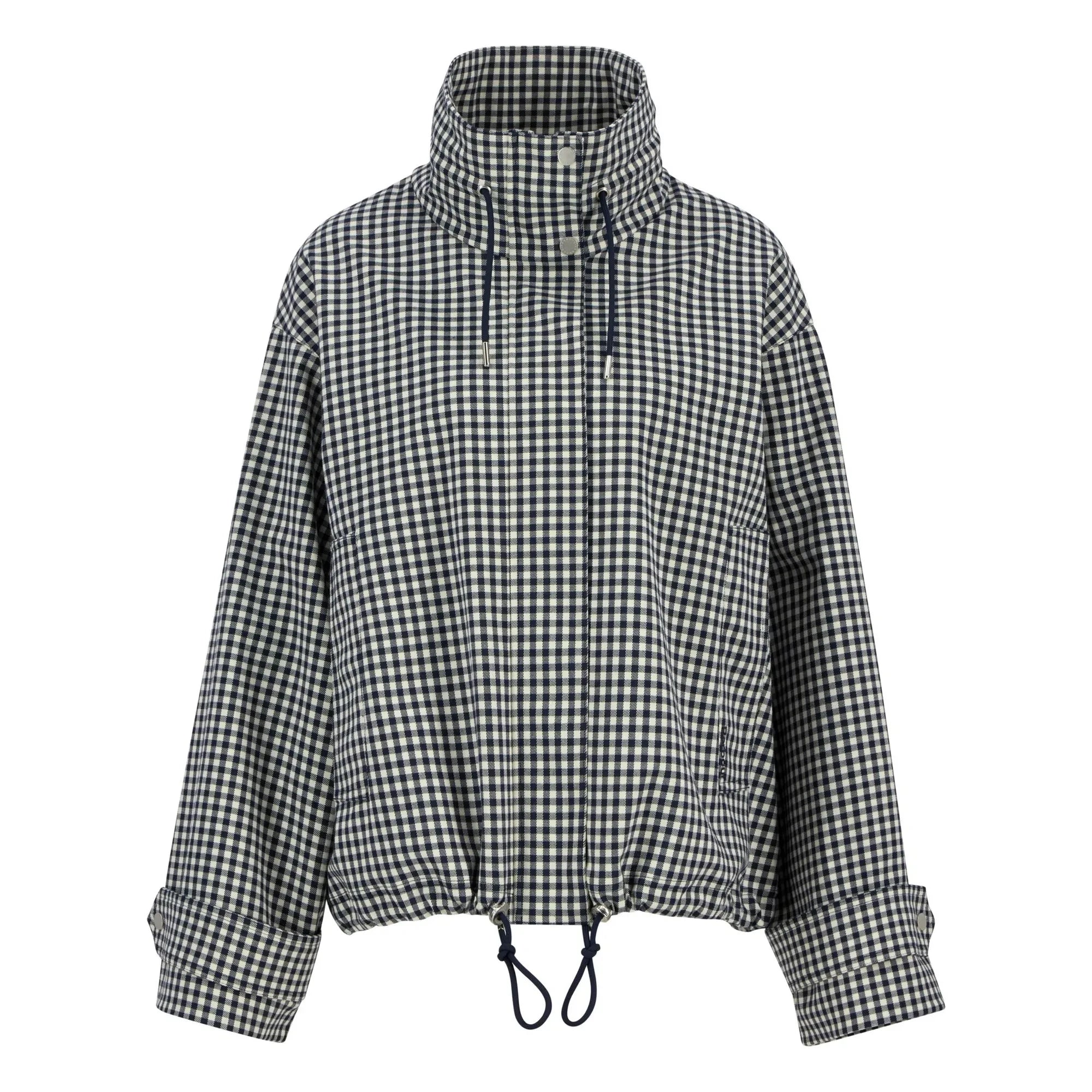 Barbour - Bronwyn Su Geçirmez Kareli Ceket | Gri
